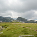 Bulgaria, Wooden Fence Marking the Upper Trail in the Circus of "Rila Lakes"