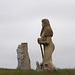 La statue de Sainte Onenne dans la vallée des Saints à Carnoët (22)