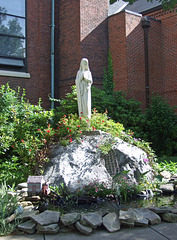 Grotto at the Immaculate Conception Church in Salem, June 2010