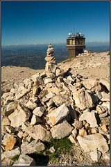 Steinmännchen auf dem Mont Ventoux