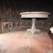 Detail of interior of 1834 Garden Pavilion, Traquir House, Borders, Scotland