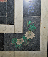middleton stoney church, oxon  C19 derbyshire inlay in 1862 floor