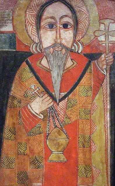 Detail of an Icon Triptych in the Metropolitan Museum of Art, May 2009