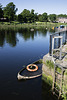 Sunken Rowing Boat, River Leven, Dumbarton