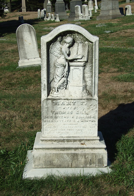 Mary Gill Grave in Greenwood Cemetery, September 2010