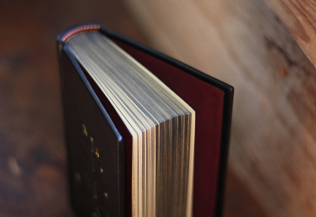 Brimstone journal, dyed edge