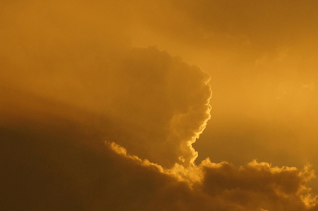 Storm Clouds At Sunset