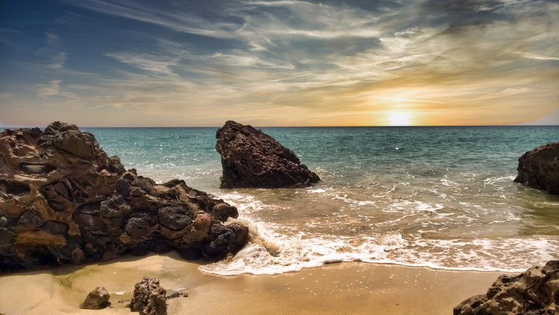 Am Strand von Fuerteventura