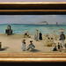 On the Beach Boulogne-sur-Mer by Manet in the Metropolitan Museum of Art, December 2023