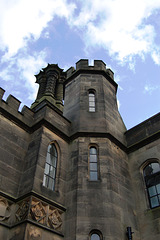 Detail of remaining wing of Ilam Hall, Staffordshire