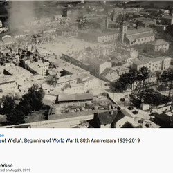 The bombing of Wieluń The bombing of Wieluń