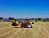 Loading up the bales