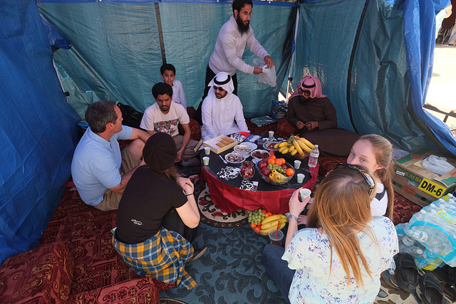 An Arab tent
