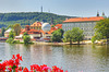 Blick zum Kafka-Museum