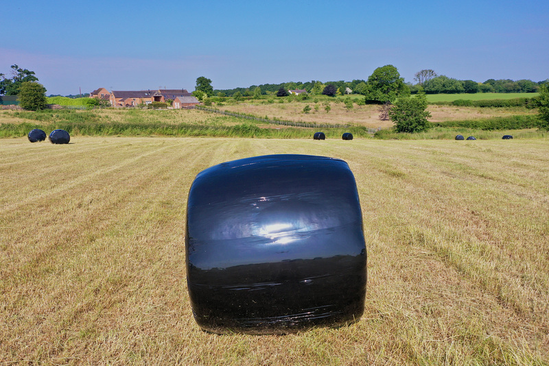 Bales in the fields