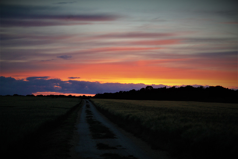 dernière lueur du soir