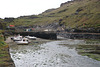 Boscastle Harbour At Low Tide