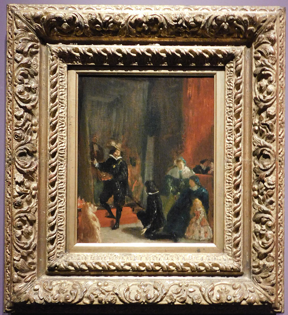 Memory of Velazquez by Degas in the Metropolitan Museum of Art, December 2023