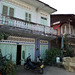 Balcony and motorbike / Mobylette et balcon   (Laos)