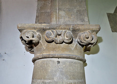 middleton stoney church, oxon ,late c12 n.e. respond capital