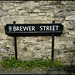 Brewer Street street sign