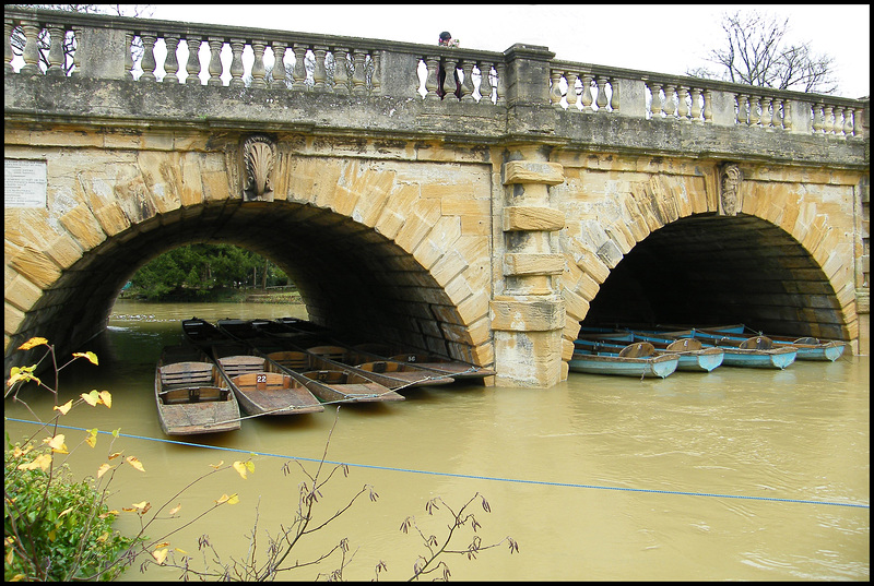 high water at Magdalen Bridge