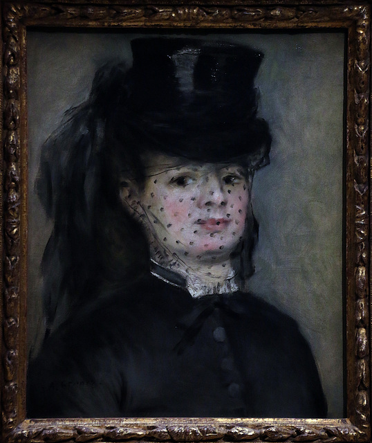 Madame Darras - Huile sur toile de Pierre Auguste Renoir - Musée d'Orsay