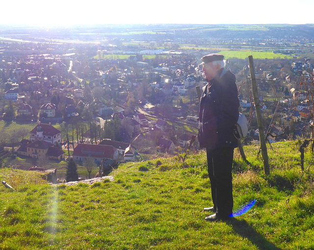 Spaziergang beim 'Spitzhaus' - Radebeul - 6.12.2015