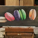 Les macarons (peinture acrylique 75 X 25