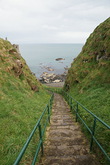 Descending From Dunluce Castle