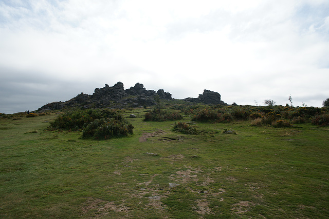 Looking Up To Hound Tor