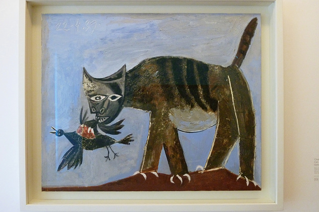 "Chat saisissant un oiseau" (1939)