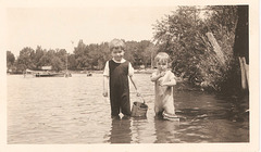 Doris and Dick, 1922, at Lake Beulah
