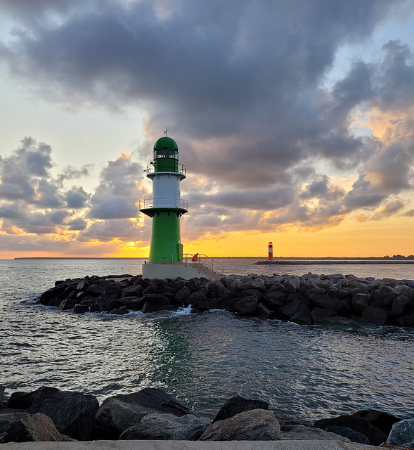 Westmole in Warnemünde