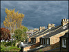 grey sky and chimneys