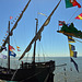 Lisboa, Tall ships race, limpeza à moda portuguesa, Caravela Vera Cruz