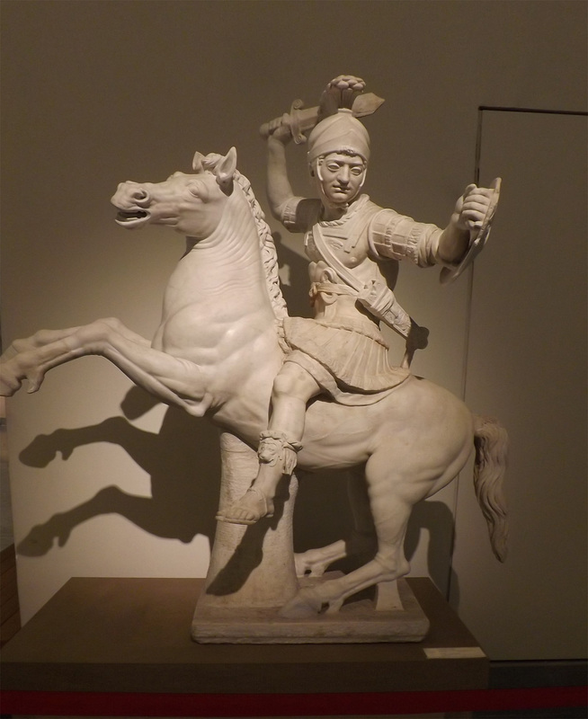 Warrior on Horseback in the Naples Archaeological Museum, July 2012