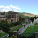 The terrace and remaining wing of Ilam Hall, Staffordshire