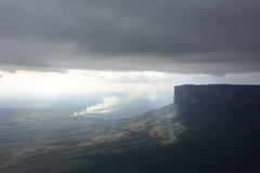 Venezuela, Morning Light on the Tepui of Kukenan