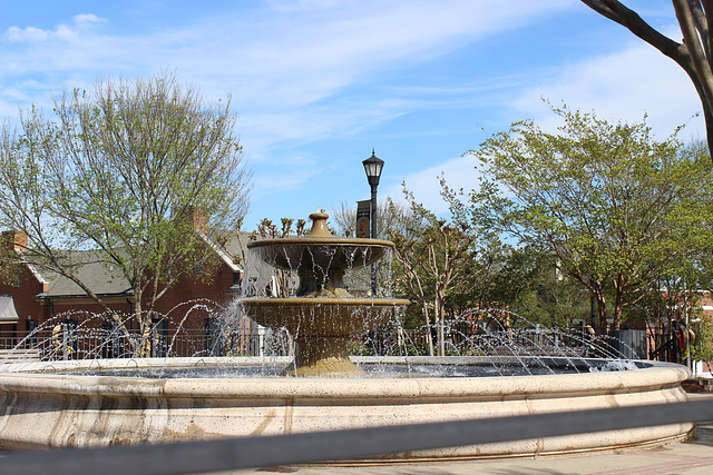 Fountain in downtown, Sylvania, Georgia   USA