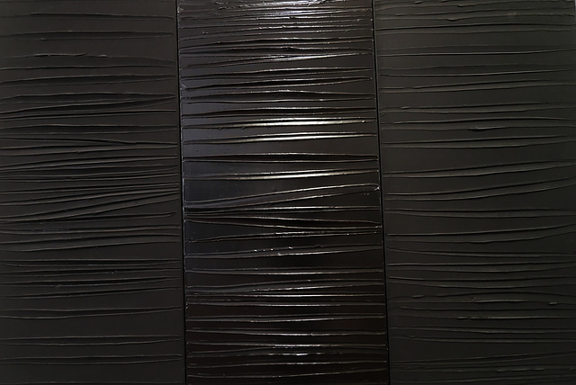 "Peinture" (détail) (Pierre Soulages - 2009)