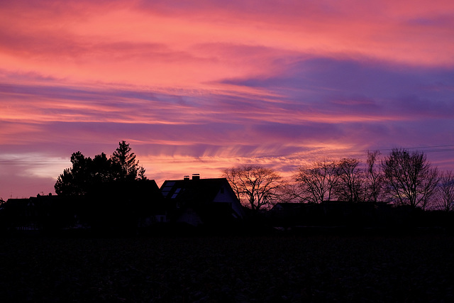 …der Himmel brennt…