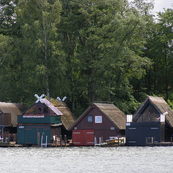 Bootshäuser am Schweriner See