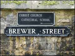 Brewer Street sign