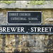 Brewer Street sign