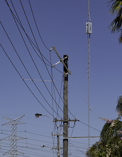 The damage from pole fire.