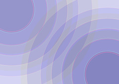 Two overlapping radial grads with poster edges