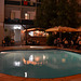 Malta, Qawra, Sea View Hotel Pool Bar at Night