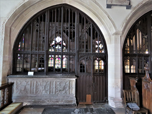 mere church, wilts c15 screen and stourton tomb +1463
