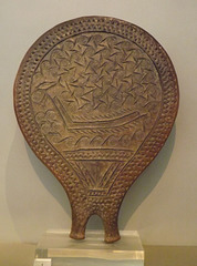 Clay Frying Pan from Chalandriani in the National Archaeological Museum of Athens, June 2014